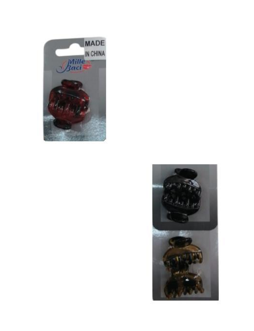 PINZETTA CAPELLI COLORI ASSORTITI 2 PEZZI