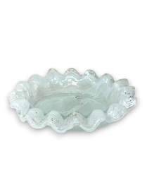 GLASS POCKET EMPTYER d.16cm WHITE
