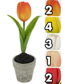 PIANTA TULIPANO REAL TOUCH 22cm