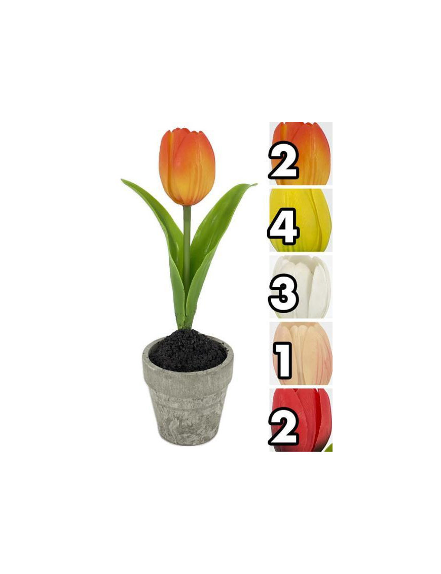 REAL TOUCH TULIP PLANT 22cm