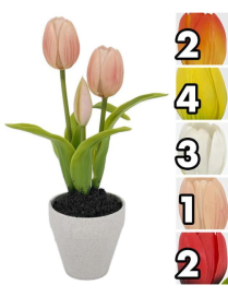 PIANTA TULIPANI REAL TOUCH 26cm
