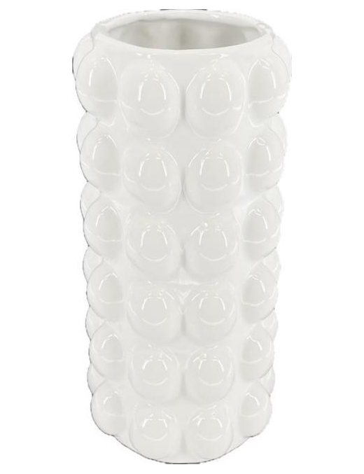 LINEA PERLA BIANCA VASO ROUND 25cm