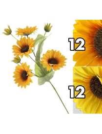 POLY SUNFLOWER STEM 75cm