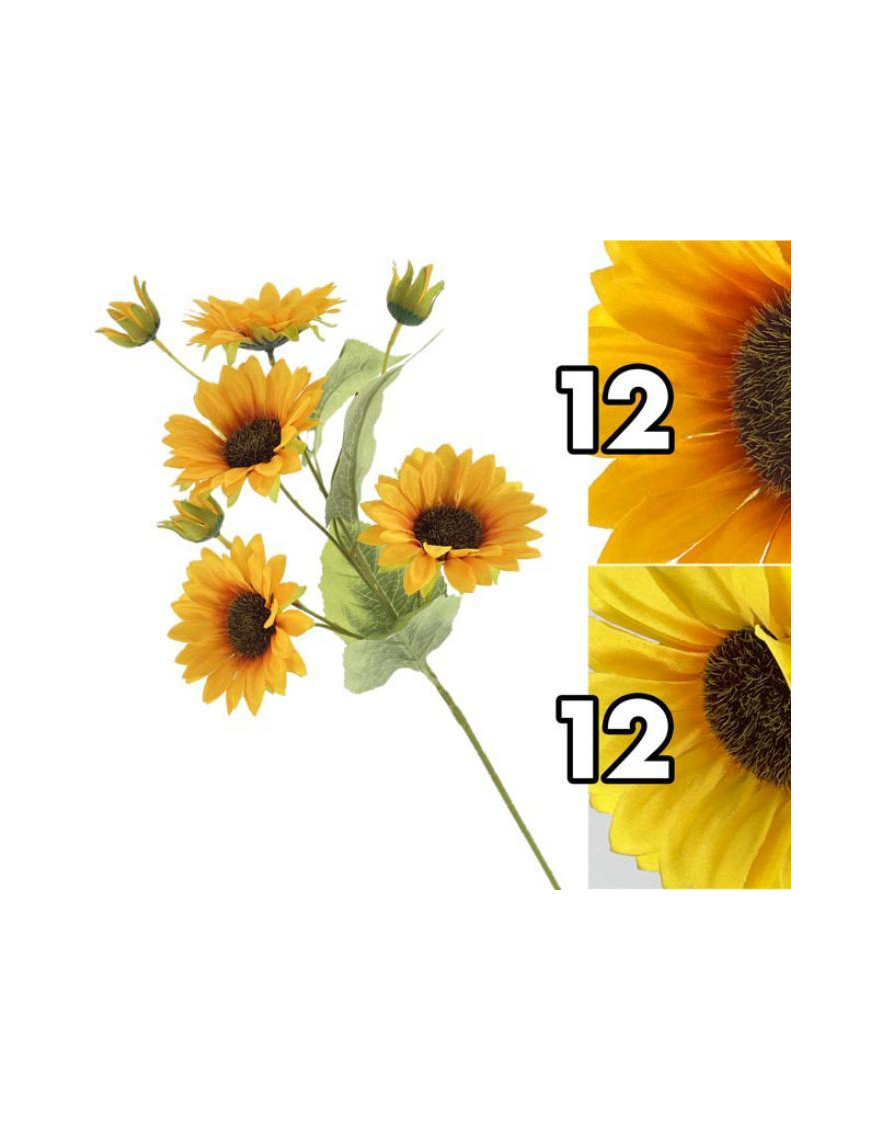 POLY SUNFLOWER STEM 75cm