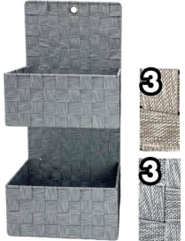 PORTAOGGETTI DA MURO 25x15x51
