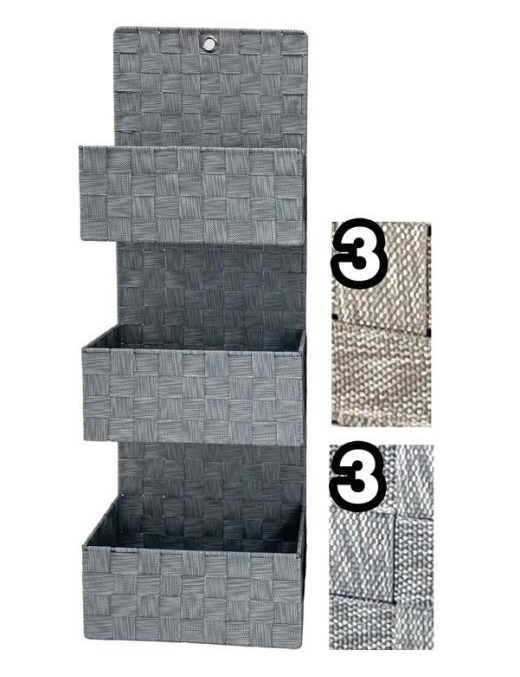 PORTAOGGETTI DA MURO 25x15x72