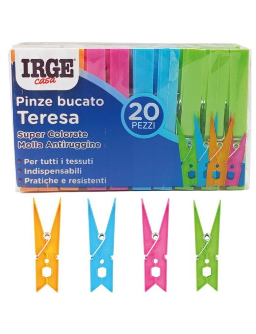 MOLLETTE BUCATO 20 PEZZI COLORATE