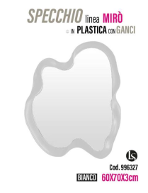 LINEA MIK SPECCHIO PLINEA  MIRO' BIANCO 60x70x3cm
