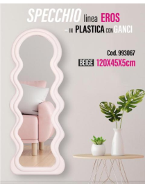 LINEA MIK SPECCHIO EROS BEIGE 45x5x120cm