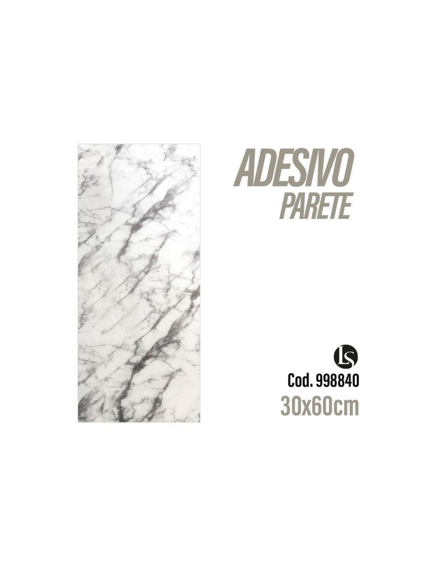 CARTA ADESIVA PARETE 30x60cm EFFETTO  MARMO