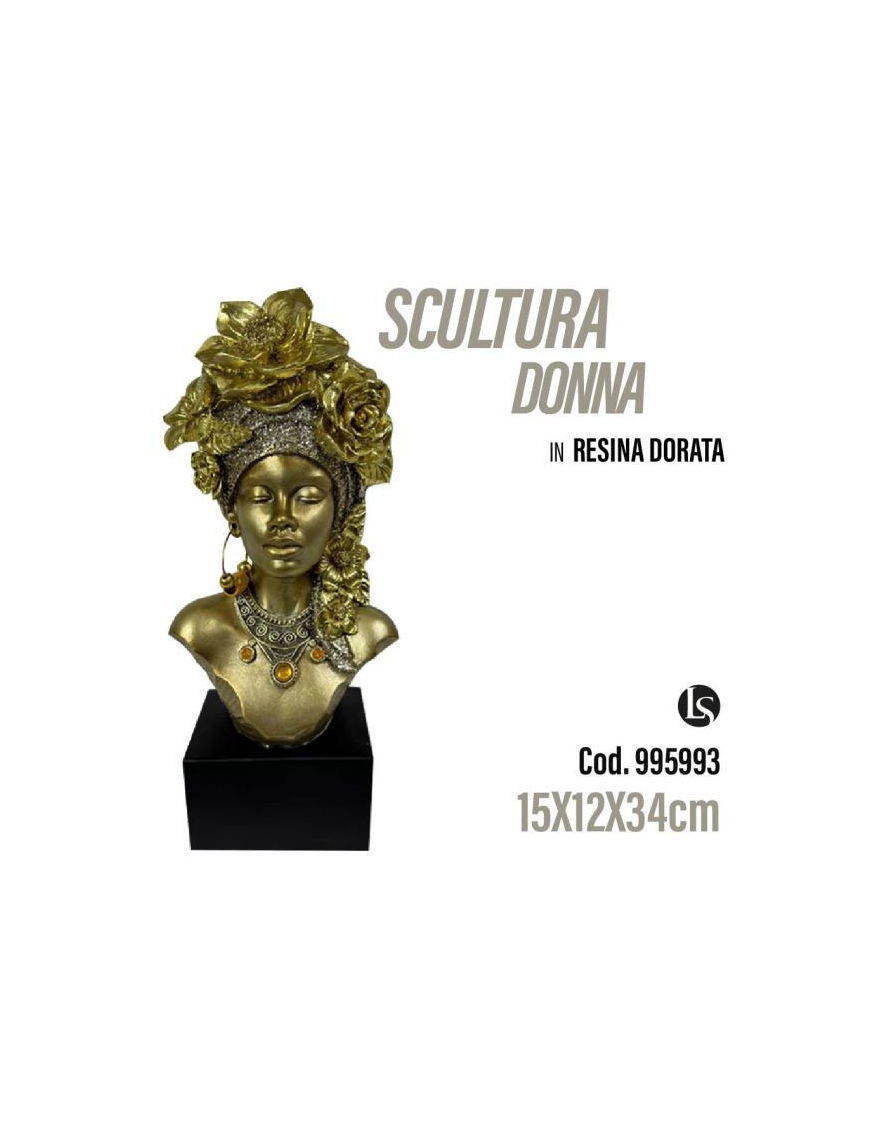 LAN LINE POLYRESIN STATUE 15x12x34cm