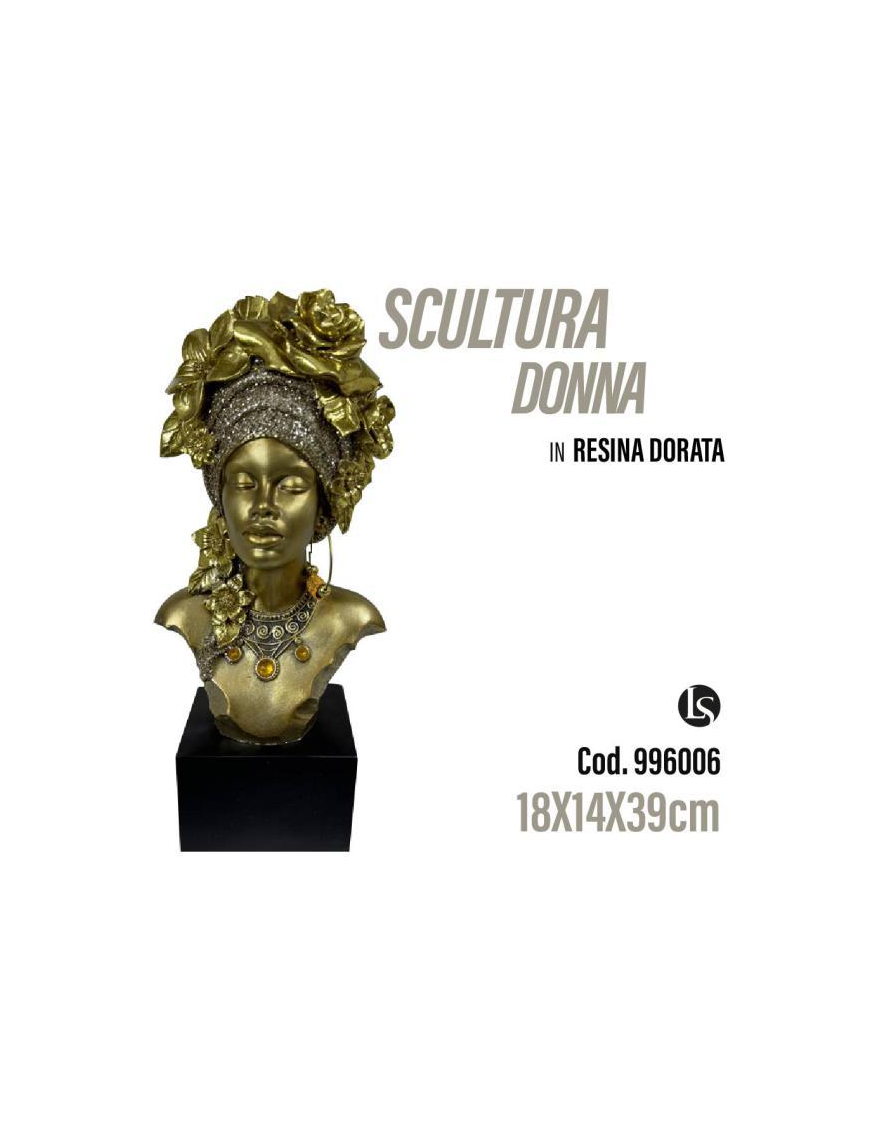 LINEA LAN STATUA POLIRESINA 18x14x39cm