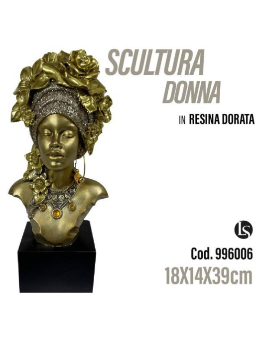 LINEA LAN STATUA POLIRESINA 18x14x39cm
