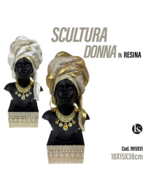 LINEA LAN STATUA POLIRESINA  18x15x38cm