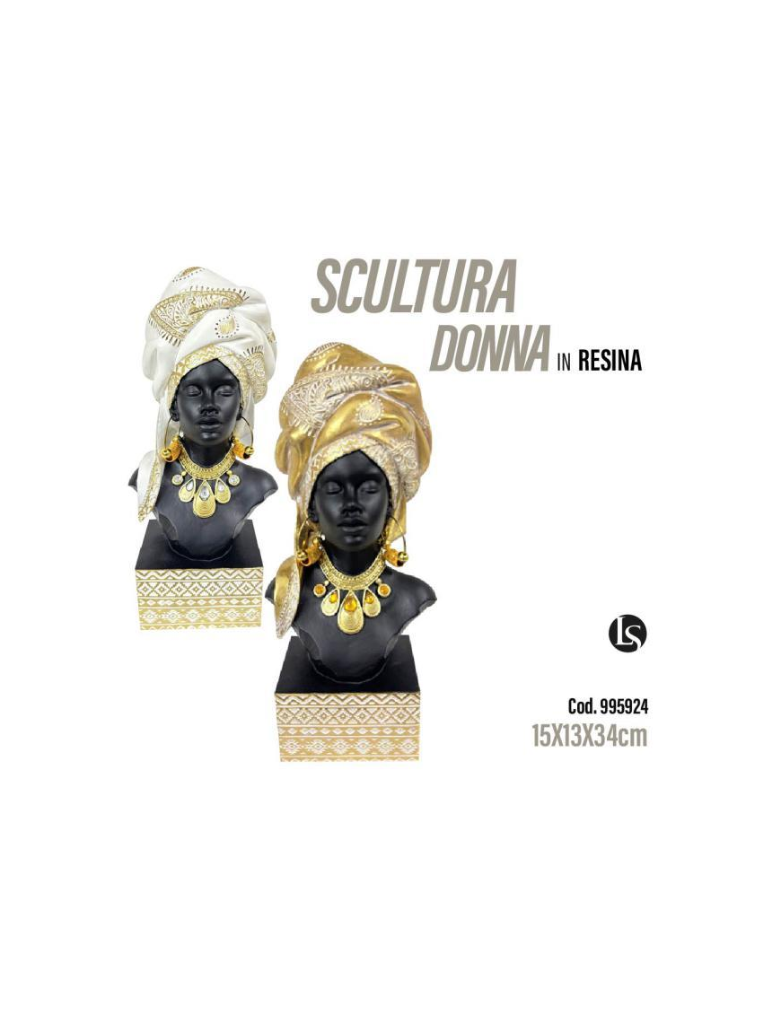 LINEA LAN STATUA POLIRESINA  15x13x34cm