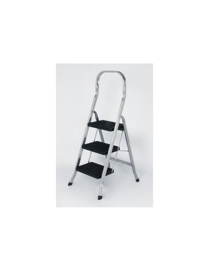 SALGO STOOL IN ALUMINUM WITH 3 STEPS