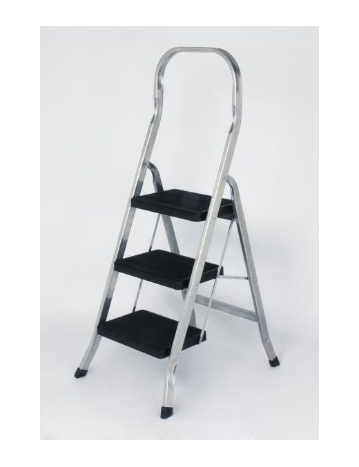 SALGO STOOL IN ALUMINUM WITH 3 STEPS