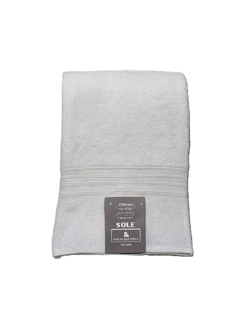 WHITE BATH TOWEL 90x140cm