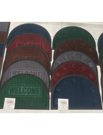 SOLID CRESCENT DOORMAT 40x60cm