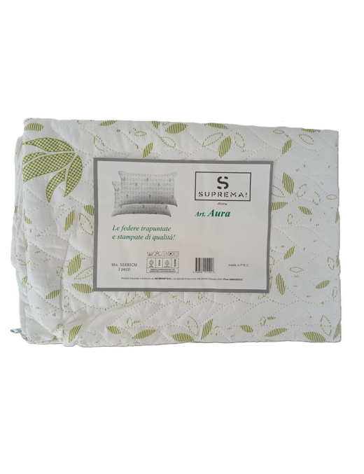 COPPIA FEDERE AURA ALOE 50x80cm