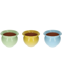 VASO CACHEPOT COLORI ASSORTITI 30cm