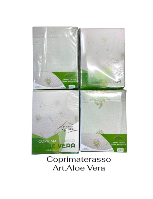 COPRIMATERASSO ALOE 140x200cm PIAZZA 1/2