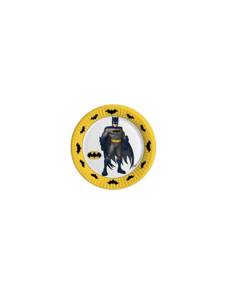 BATMAN PLATES 18cm 8 pieces