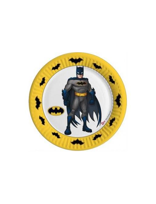 BATMAN PLATES 18cm 8 pieces