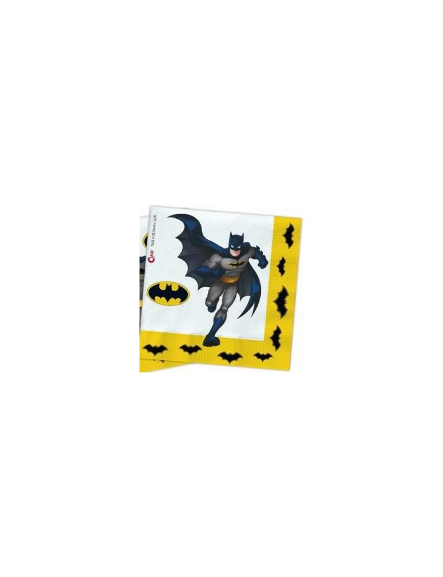 BATMAN NAPKINS 33cm 20 pieces