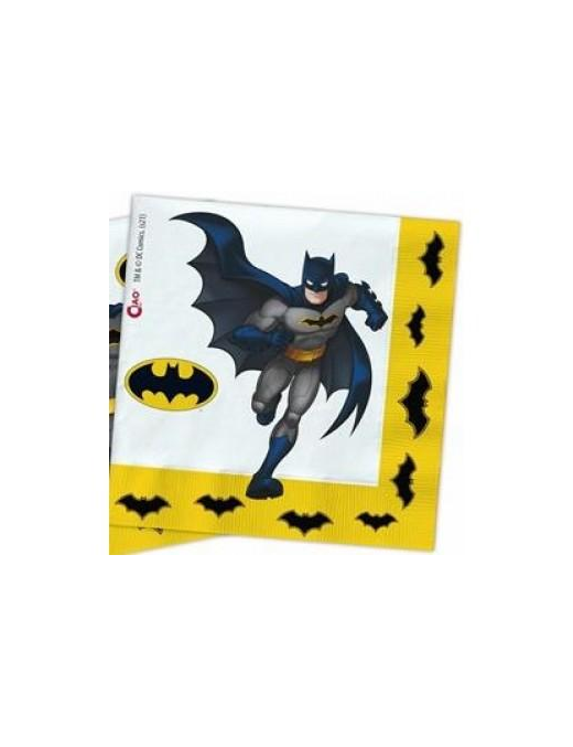 BATMAN NAPKINS 33cm 20 pieces
