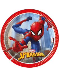 SPIDERMAN PIATTI 20cm 8pezzi