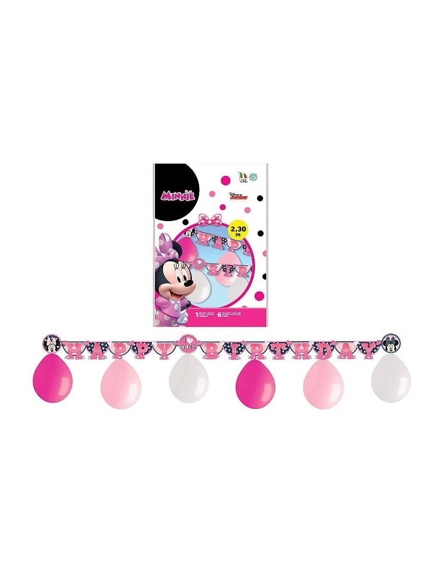 MINNIE GARDEN 230cm WITH BALLOONS