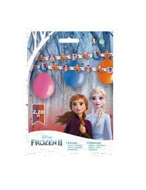 FROZEN FESTONE 230cm CON PALLONCINI