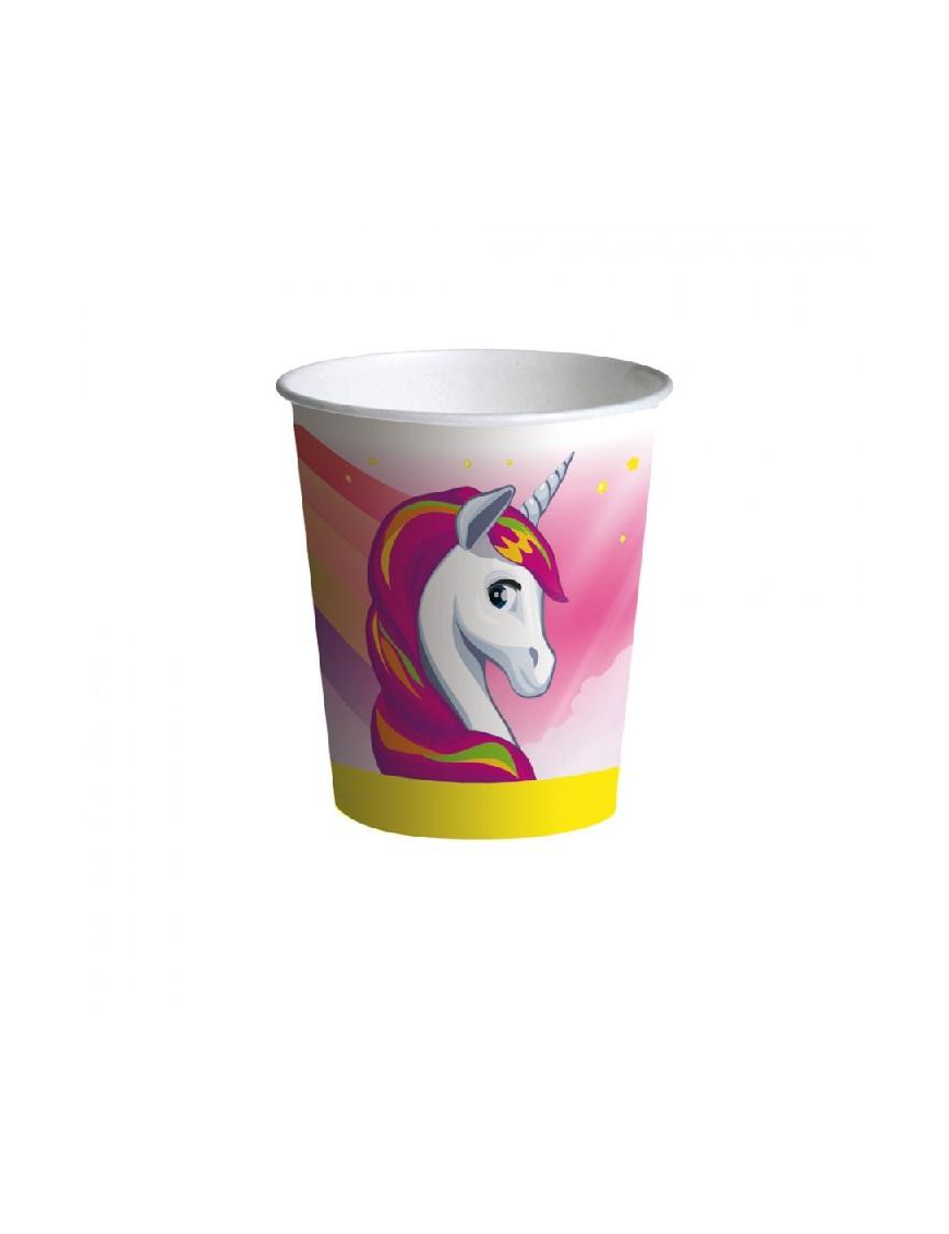 UNICORN GLASSES 250ml 8 pieces
