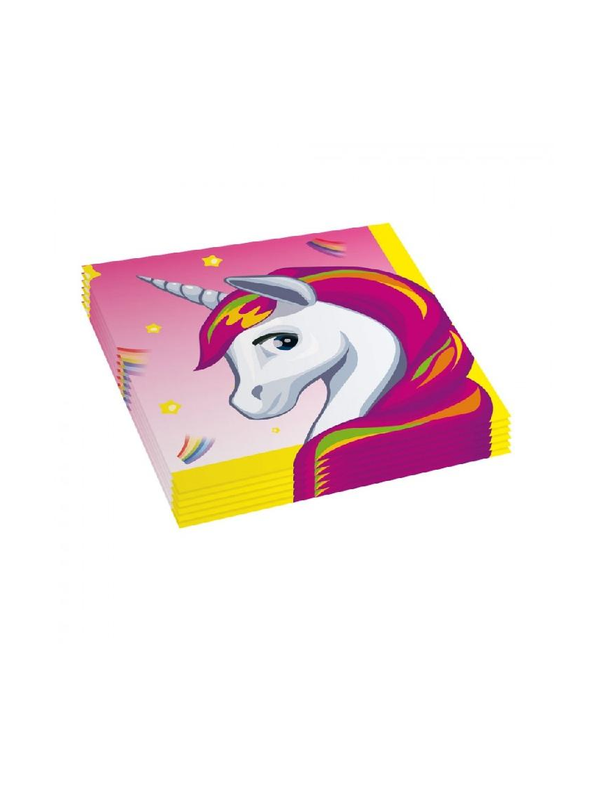 UNICORN NAPKINS 33cm 20 pieces