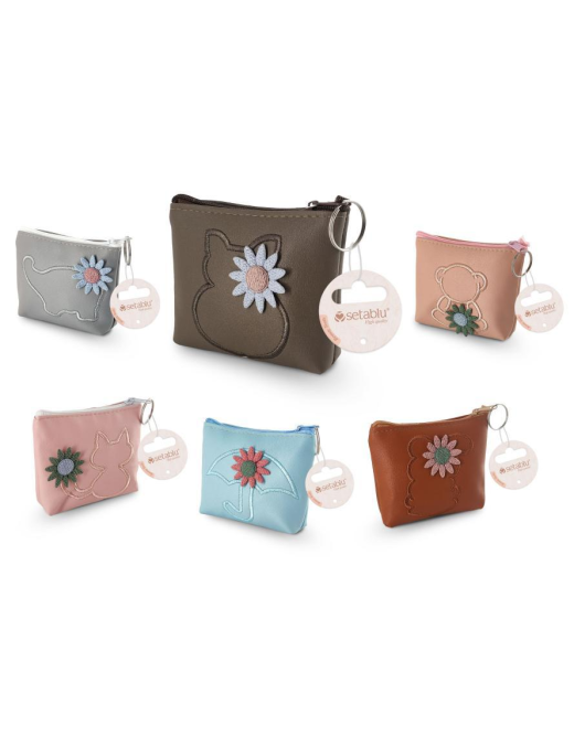 FLOWER/ANIMAL COIN PURSE