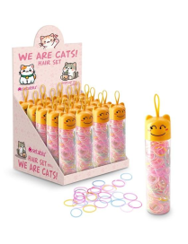 Mini Hair Bands Mix + Tweezers 150 pieces