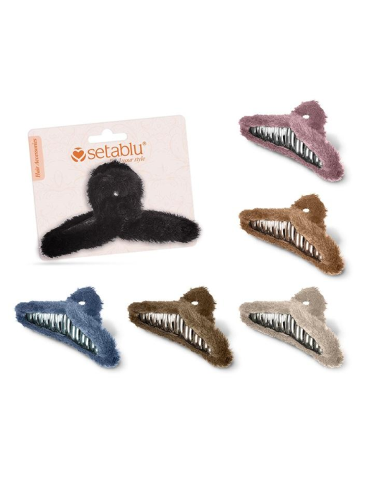 PLUSH HAIR CLIP