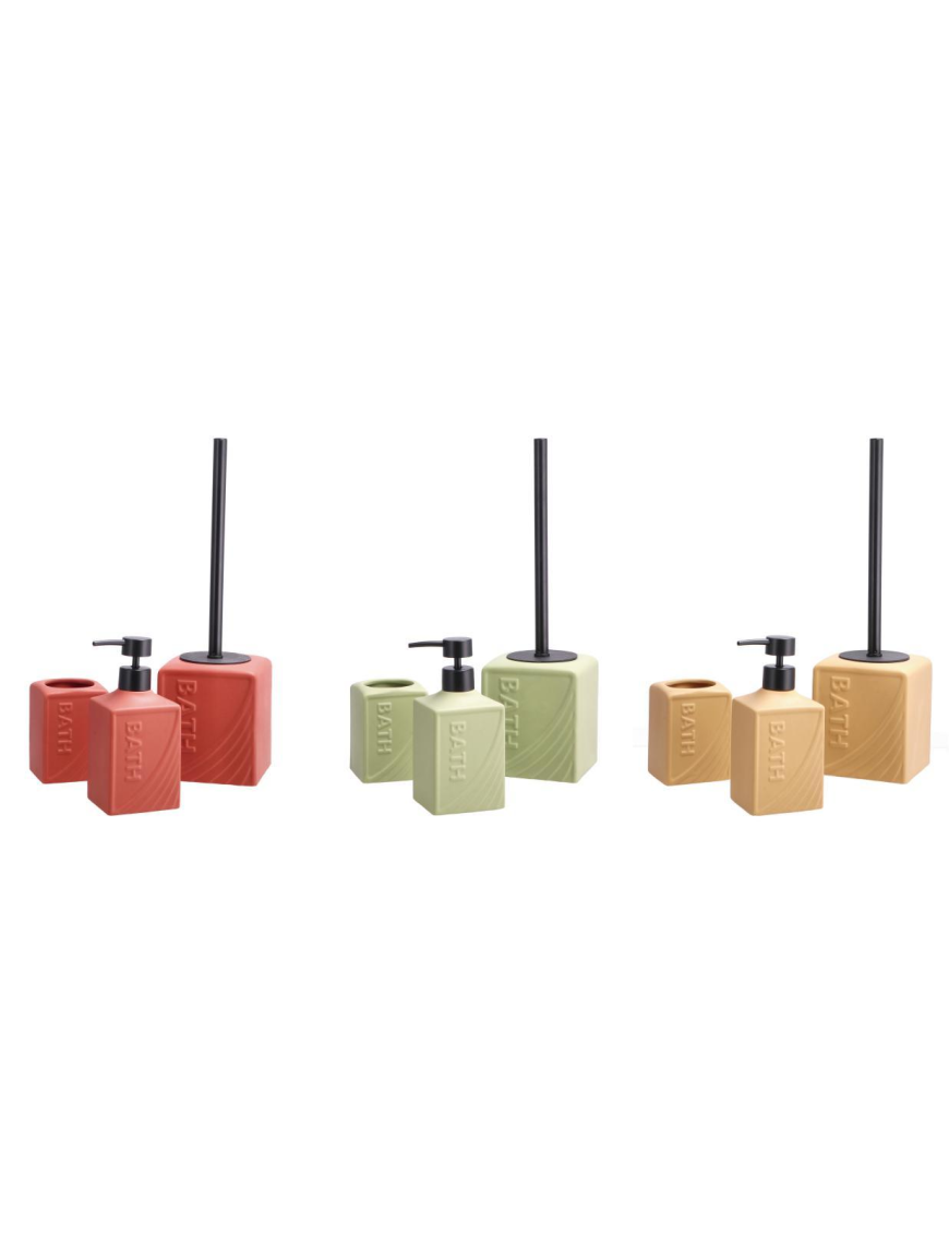 3-PIECE CERAMIC BATHROOM SET