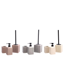 SET 3 PEZZI DA BAGNO IN CERAMICA