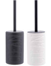 BATHROOM LINE CERAMIC TOILET BRUSH HOLDER 33cm