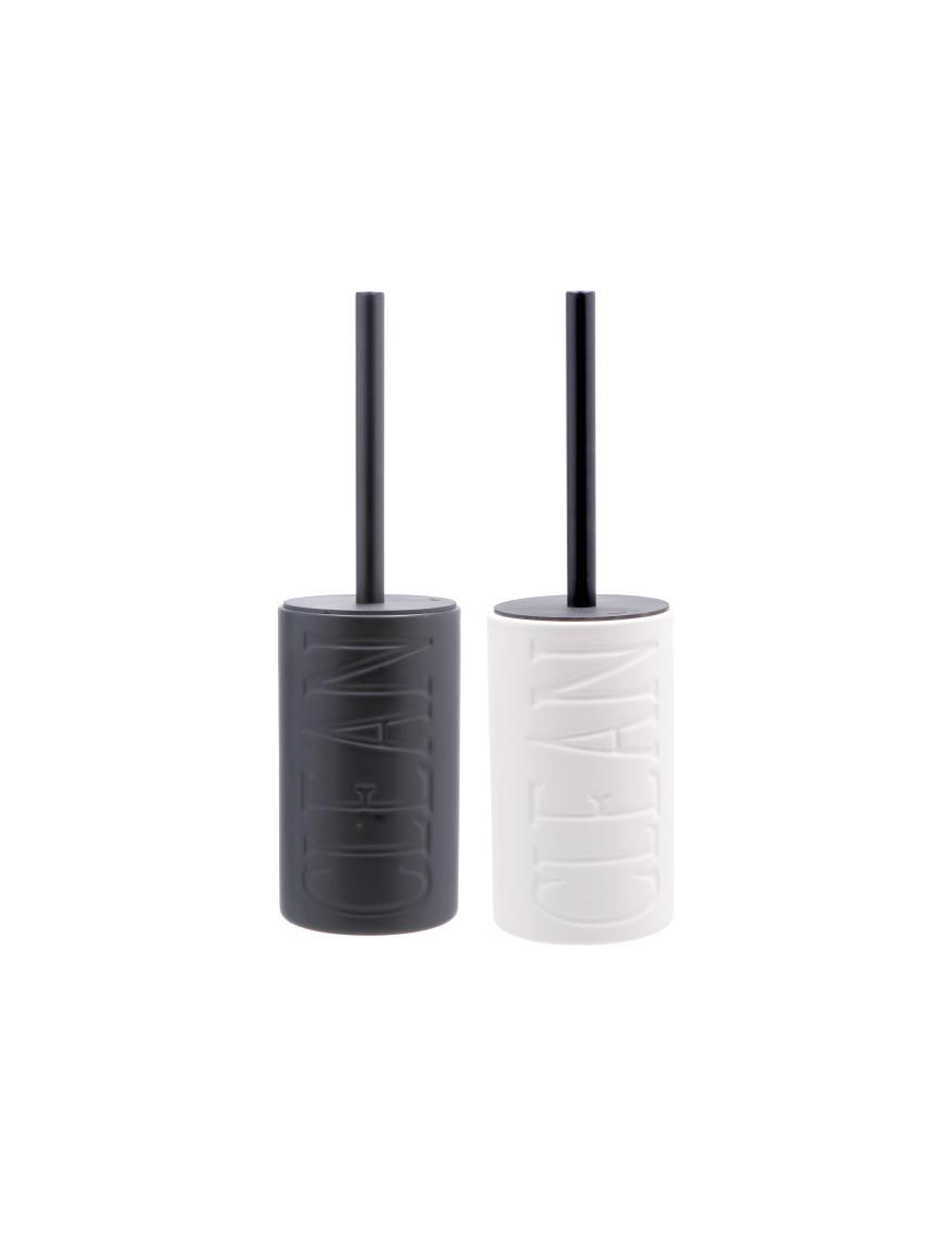 BATHROOM LINE CERAMIC TOILET BRUSH HOLDER 33cm