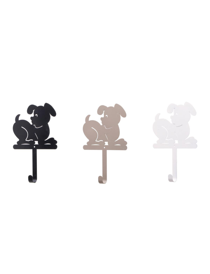 METAL LINE DOG HANGER 17x24cm