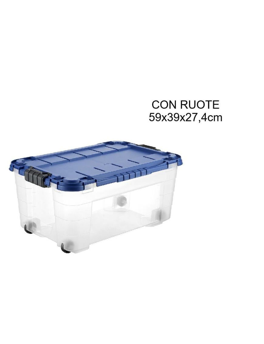 BOX 4UP TRANSPARENT/OCEAN 40lt