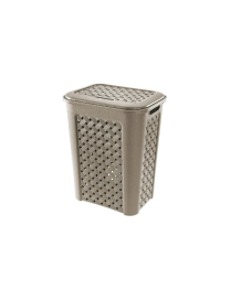 TAUPE LAUNDRY HOLDER 37.5x27.5x47