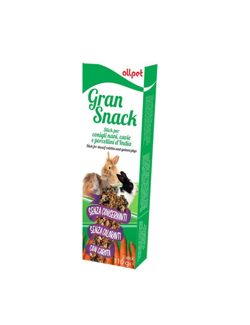 SNACK DWARF RABBITS 110g VEGETABLES