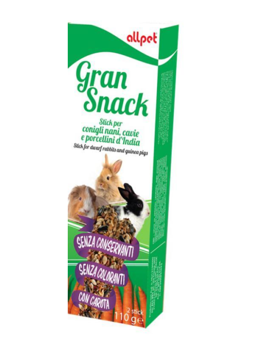 SNACK CONIGLI NANI 110gr VERDURA