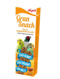 SNACK PAPPAGALLINI 60gr MIELE