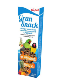 SNACK PARROCCHETTI 140gr FRUTTA