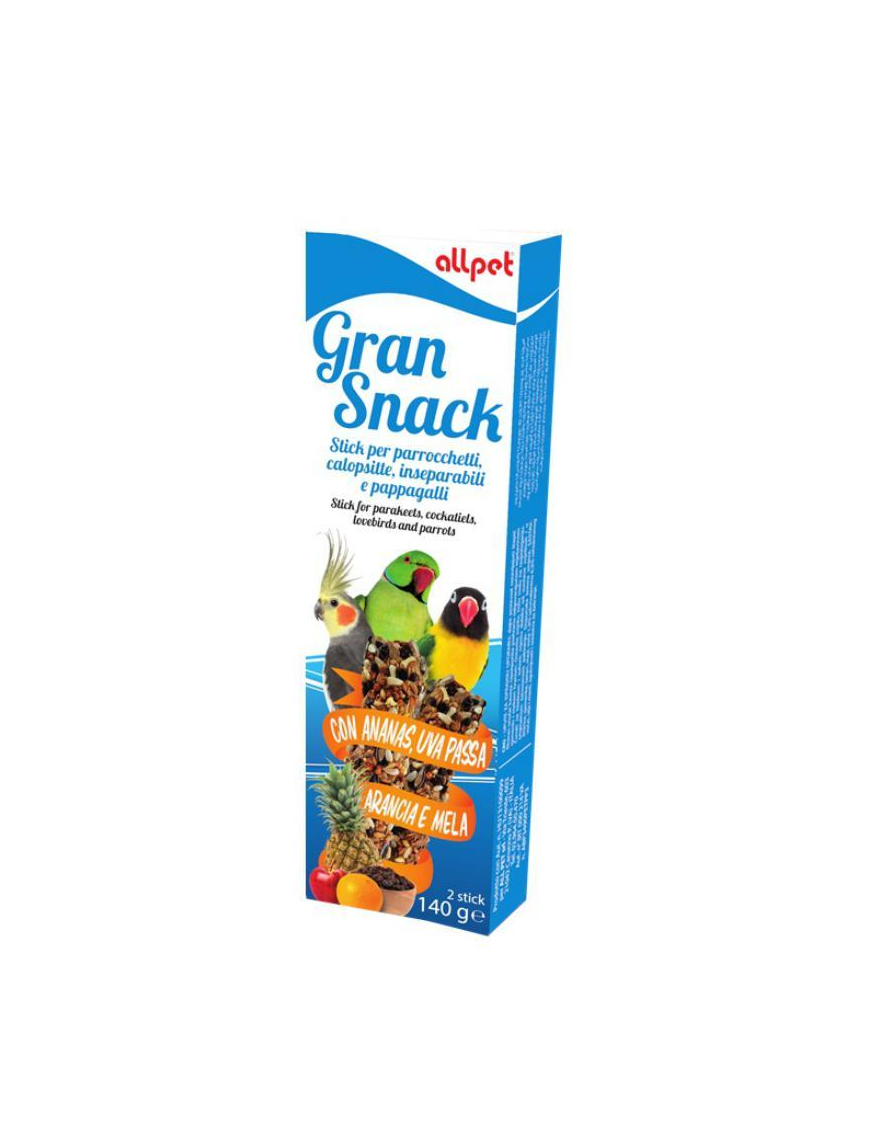SNACK PARROCCHETTI 140gr FRUTTA